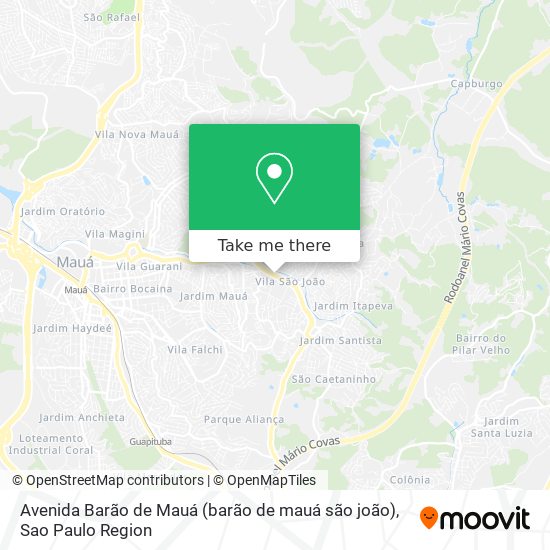 Avenida Barão de Mauá (barão de mauá são joão) map