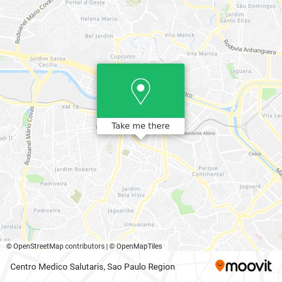 Centro Medico Salutaris map