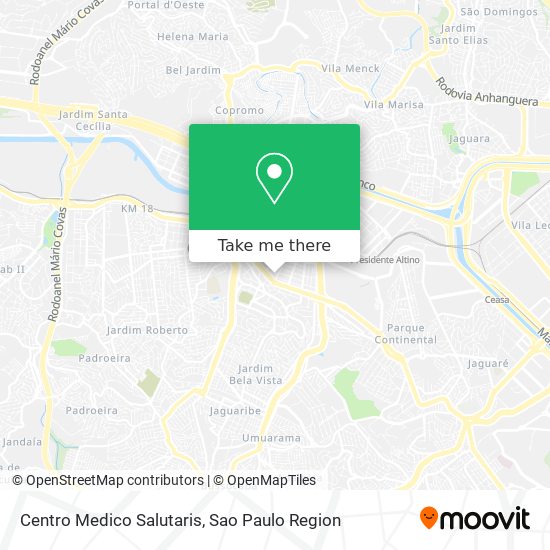 Mapa Centro Medico Salutaris