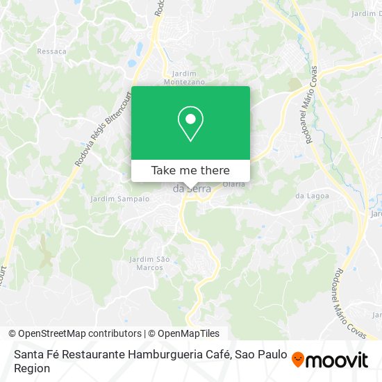 Santa Fé Restaurante Hamburgueria Café map
