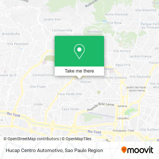 Hucap Centro Automotivo map