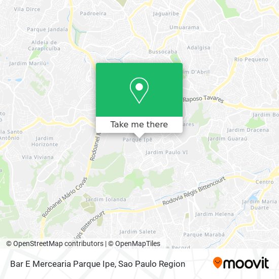 Bar E Mercearia Parque Ipe map