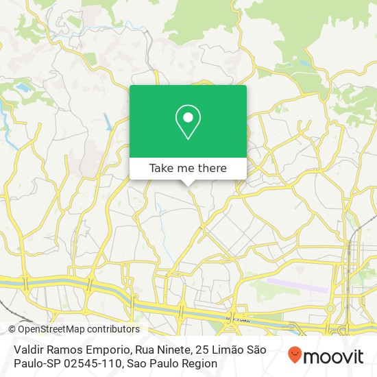 Valdir Ramos Emporio, Rua Ninete, 25 Limão São Paulo-SP 02545-110 map