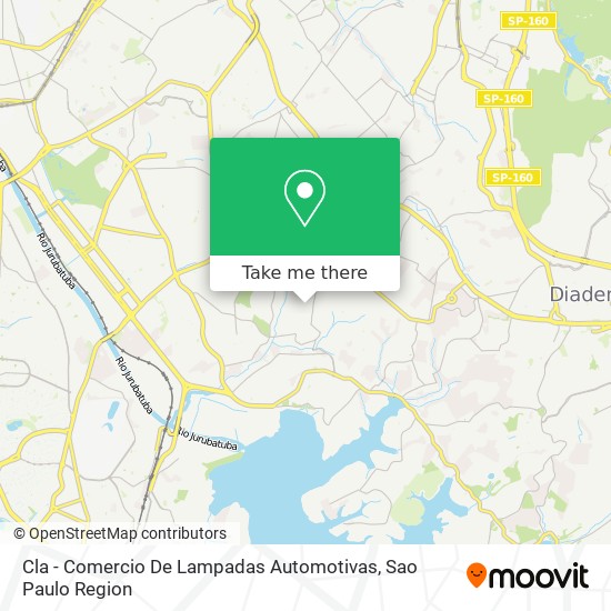 Cla - Comercio De Lampadas Automotivas map