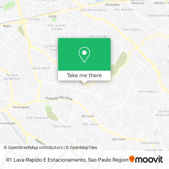 Mapa R1 Lava-Rapido E Estacionamento