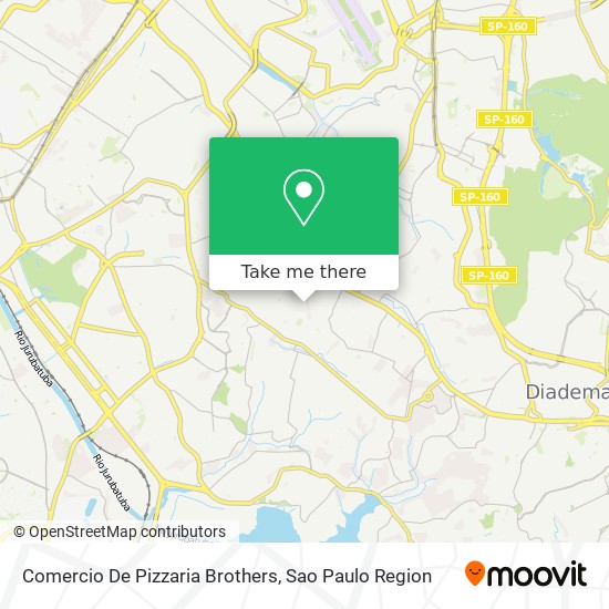 Comercio De Pizzaria Brothers map