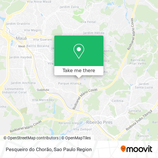 Pesqueiro do Chorão map