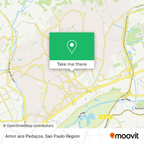 Amor aos Pedaços map