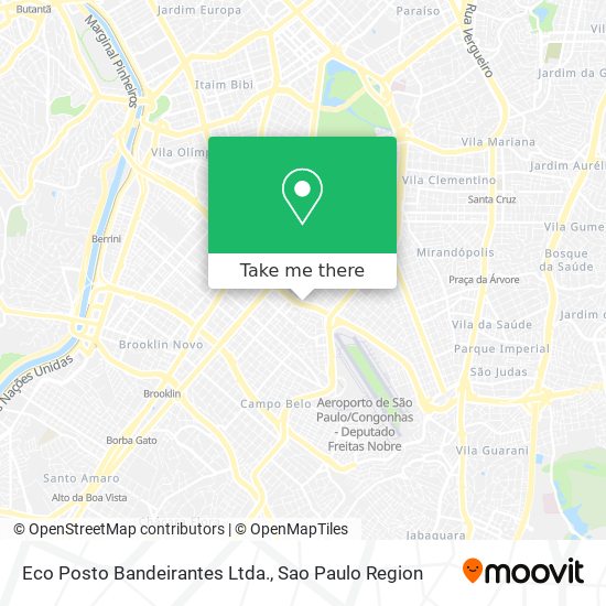 Eco Posto Bandeirantes Ltda. map