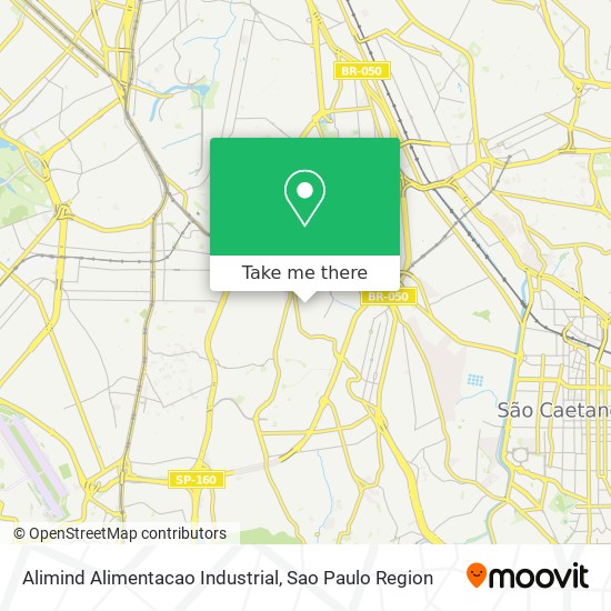 Alimind Alimentacao Industrial map