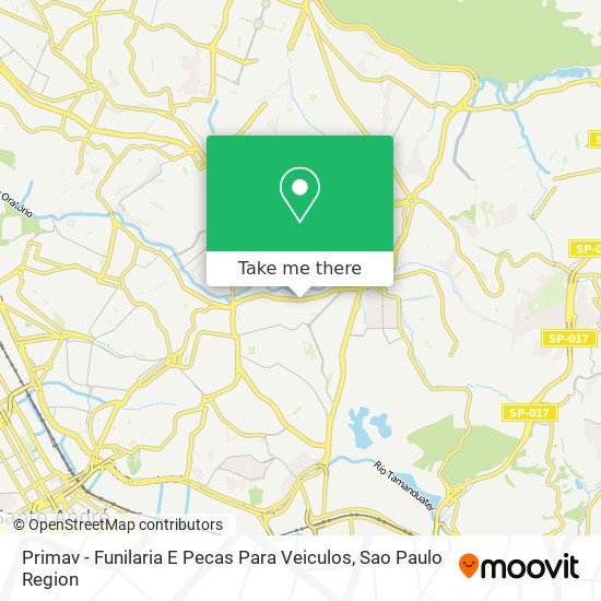 Mapa Primav - Funilaria E Pecas Para Veiculos