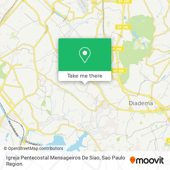 Igreja Pentecostal Mensageiros De Siao map