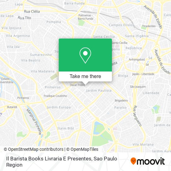 Il Barista Books Livraria E Presentes map