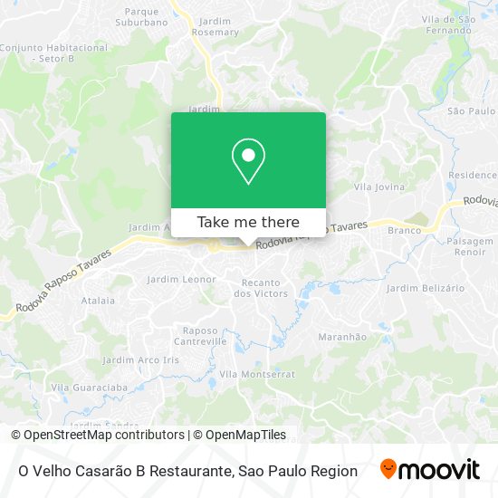 O Velho Casarão B Restaurante map