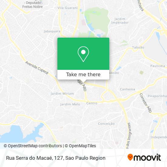 Rua Serra do Macaé, 127 map