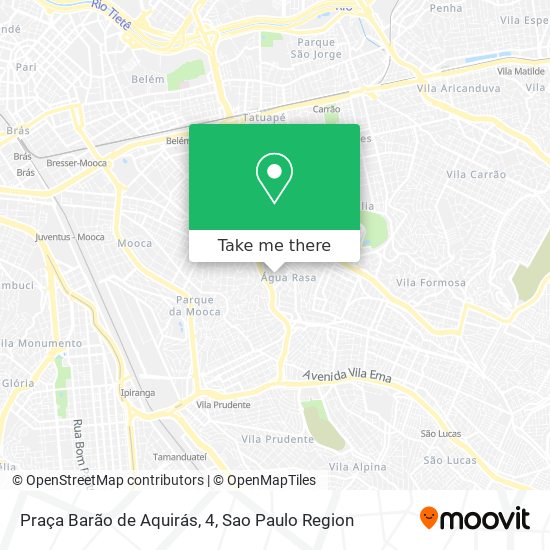 Mapa Praça Barão de Aquirás, 4