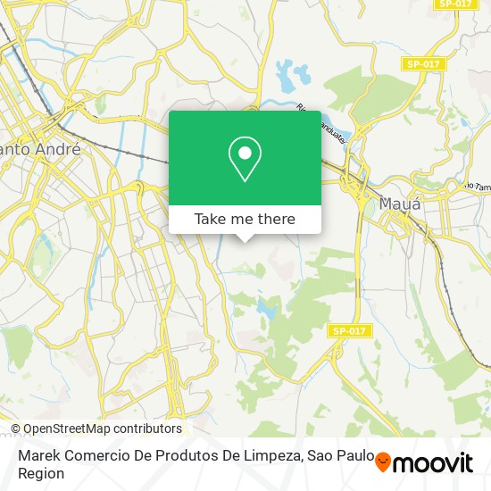 Mapa Marek Comercio De Produtos De Limpeza