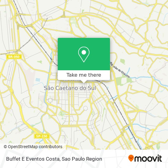 Buffet E Eventos Costa map