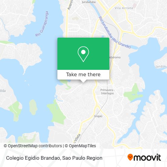 Mapa Colegio Egidio Brandao