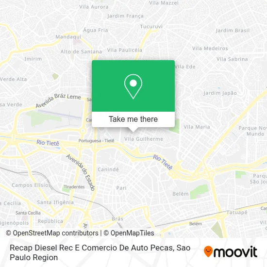 Recap Diesel Rec E Comercio De Auto Pecas map