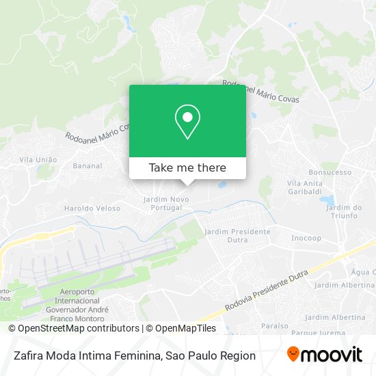 Zafira Moda Intima Feminina map