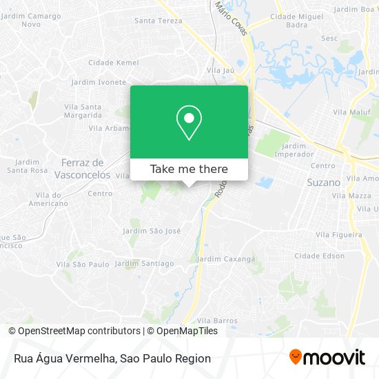 Rua Água Vermelha map