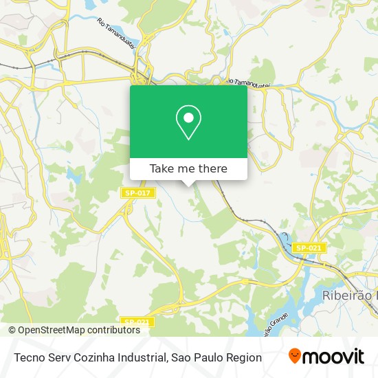 Mapa Tecno Serv Cozinha Industrial