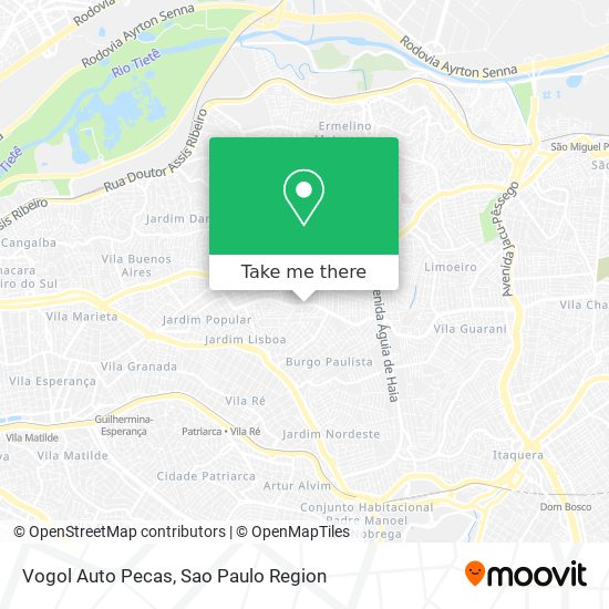 Vogol Auto Pecas map