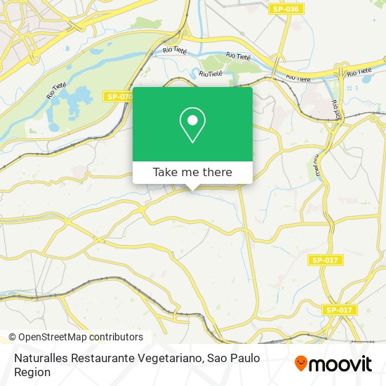 Mapa Naturalles Restaurante Vegetariano