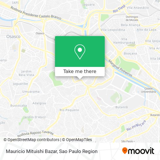 Mapa Mauricio Mituishi Bazar