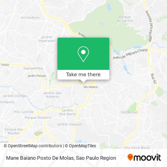 Mane Baiano Posto De Molas map