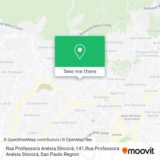 Rua Professora Anésia Sincorá, 141,Rua Professora Anésia Sincorá map