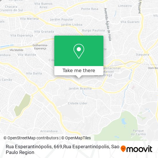 Rua Esperantinópolis, 669,Rua Esperantinópolis map