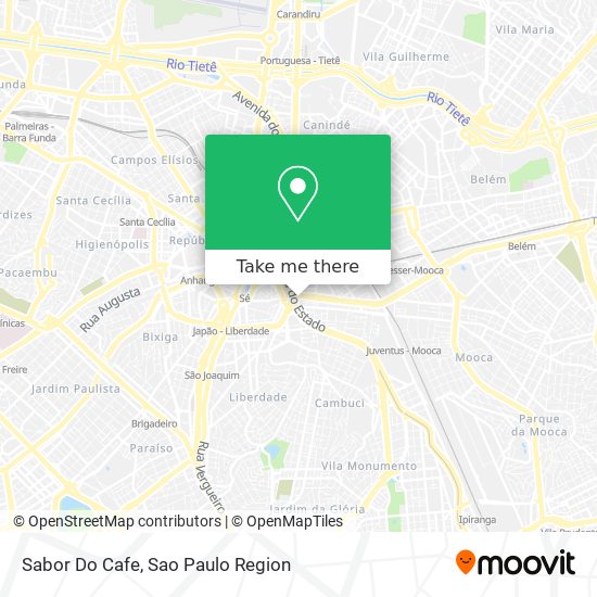 Sabor Do Cafe map