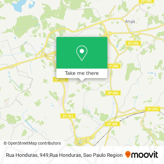 Rua Honduras, 949,Rua Honduras map