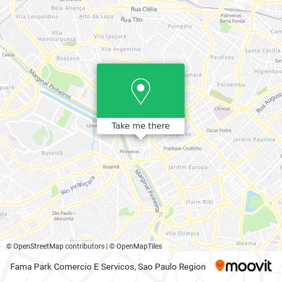 Fama Park Comercio E Servicos map