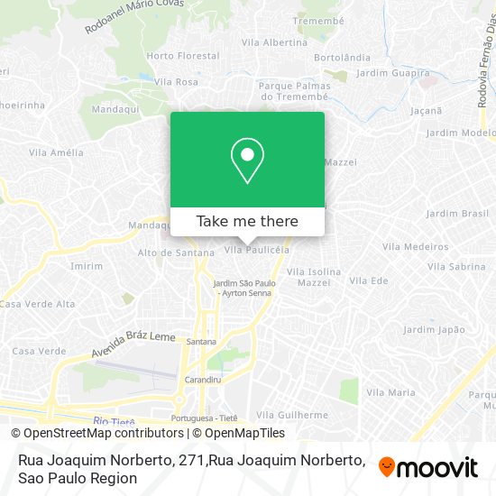 Mapa Rua Joaquim Norberto, 271,Rua Joaquim Norberto