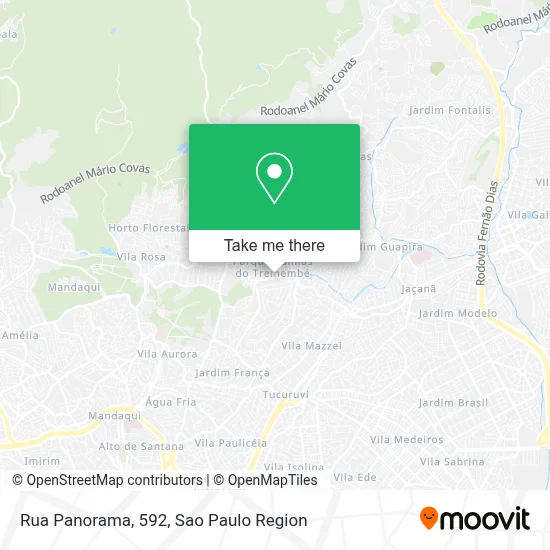 Rua Panorama, 592 map