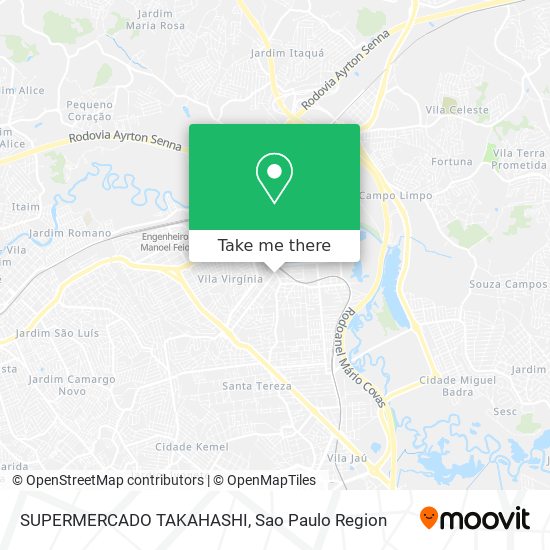 Mapa SUPERMERCADO TAKAHASHI