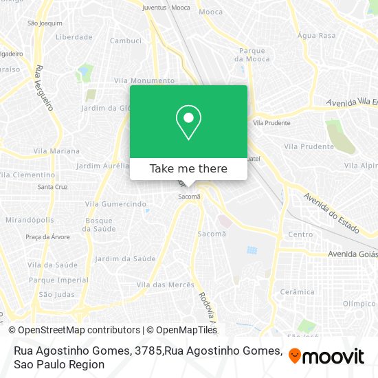 Rua Agostinho Gomes, 3785,Rua Agostinho Gomes map