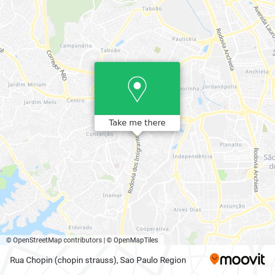 Rua Chopin (chopin strauss) map