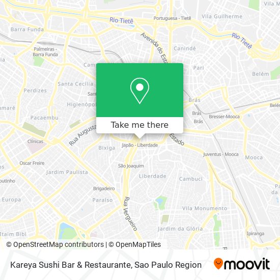 Kareya Sushi Bar & Restaurante map