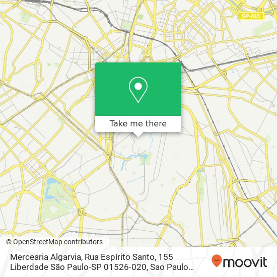 Mercearia Algarvia, Rua Espírito Santo, 155 Liberdade São Paulo-SP 01526-020 map