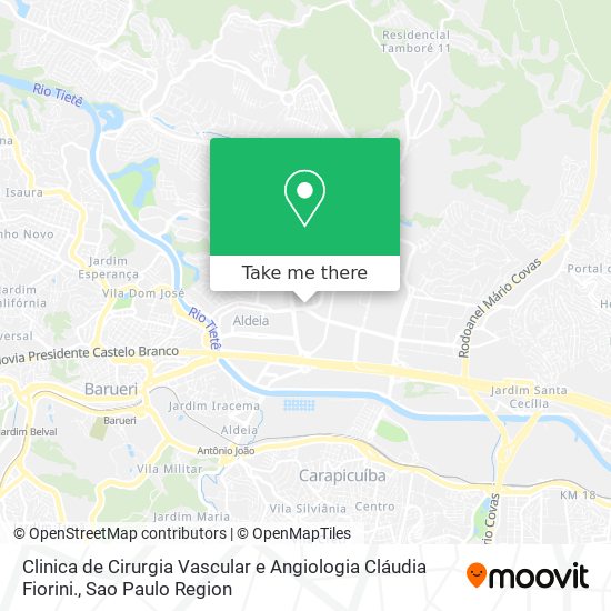 Mapa Clinica de Cirurgia Vascular e Angiologia Cláudia Fiorini.