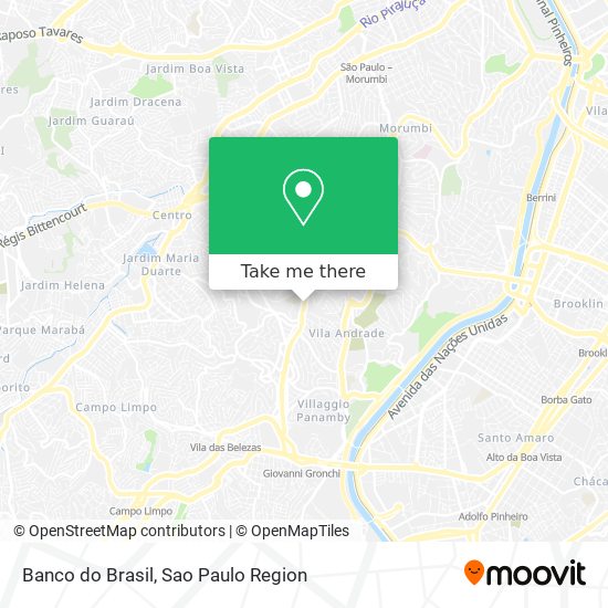 Banco do Brasil map