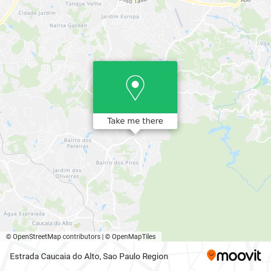 Estrada Caucaia do Alto map