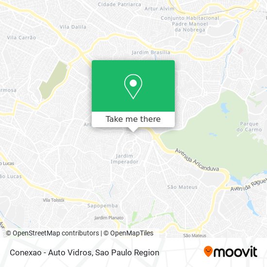 Conexao - Auto Vidros map