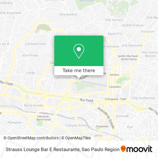 Mapa Strauss Lounge Bar E Restaurante