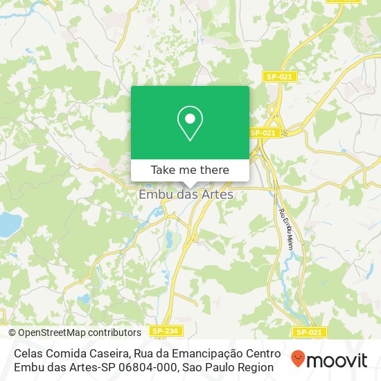 Celas Comida Caseira, Rua da Emancipação Centro Embu das Artes-SP 06804-000 map