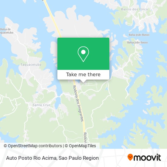 Auto Posto Rio Acima map